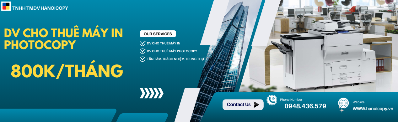 HANOICOPY<span>CHUYÊN CHO THUÊ MÁY PHOTOCOPY MÀU</span>